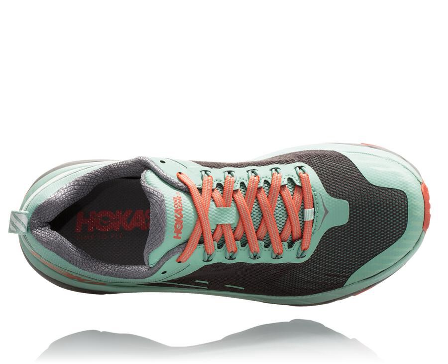 Tenis Trail Hoka One One Feminino Verdes/Pretas - Challenger Atr 5 - 368-VTLIJP